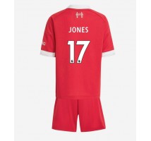 Liverpool Curtis Jones #17 Koszulka Podstawowa dzieci 2025-26 Krótki Rękaw (+ krótkie spodenki)